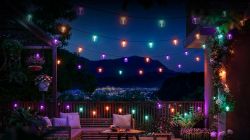 ����� ������������ ���� Govee H7025 Outdoor Clear Bulb String Lights, 15�, RGBIC/Warm White, WI-FI/Bluetooth, ������ H7025CB1 - �������� 8