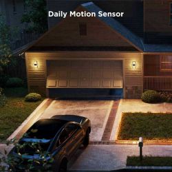 ���������� Govee H7078 Smart Outdoor Wall light, RGBICWW, IP65, WI-FI/Bluetooth, ���� H7078CD1 - �������� 5