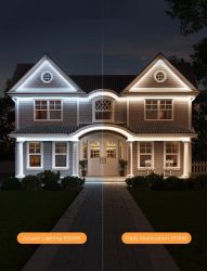Лента светодиодная умная Govee H70A1 Phantasy Outdoor LED, 10м, RGBICWW, WI-FI/Bluetooth, білий H70A13D1 - Картинка 2