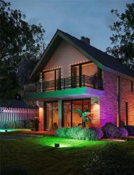����� ��������� ������������ Govee H8057 Outdoor FLood Lights, 4��, RGBICWW, WI-FI/Bluetooth, ������ H8057C11 - �������� 4