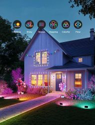 ����� ��������� ������������ Govee H8057 Outdoor FLood Lights, 4��, RGBICWW, WI-FI/Bluetooth, ������ H8057C11 - �������� 5
