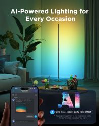 ������ ����� Govee H8076 Govee Floor Lamp lite, 1000Lm, RGBWW+RGBIC+WW, WI-FI/Bluetooth, ������ H8076C13 - �������� 5