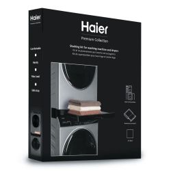 Haier Комплект монтажний для з'єднання пральної машини з сушильною машиною, 47-60см, чорний HASTKU10FB - Картинка 5