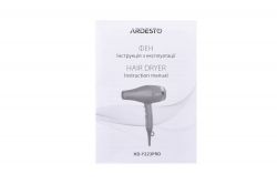  Ardesto HD-Y223PRO, Black, 2200W, 2 , 3 , , ,  "Cool Shot",   , Soft Touch  -  8