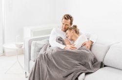 Электроодеяло Beurer, 200х150см, 150Вт, 6 режимов, флис, серый HD_150 - Картинка 2