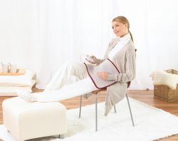 Электрогрелка Beurer, 33х44см, 100Вт, 3 режима, микроволокно, бело-красный HK_COMFORT - Картинка 2