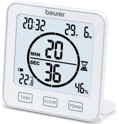 Beurer Термогігрометр, внутр. вимірювання, темп-ра, вологість, час HM_22