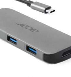  Acer 7in1 USB- > 3xUSB-A3.2/HDMI/USB-C/PD/SD, 0.15,  HP.DSCAB.018