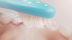 Щітка зубна електр. Philips, Sonicare For Kids Smart, насадок-2, дорожній футляр, 2 наклейси, рожений HX6600/11 - Картинка 4