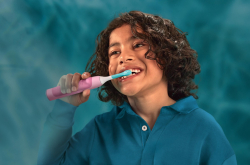 Щітка зубна електр. Philips, Sonicare For Kids Smart, насадок-2, дорожній футляр, 2 наклейси, рожений HX6600/11 - Картинка 11
