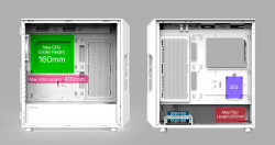������ Zalman I3 Neo ARGB V2 ��� ��, 2xUSB3.0, 1x Type C, 4x120��, ARGB, VGA 355��, LCS ready, TG Side Panel, ATX, ����� I3NEOARGBV2WHITE - �������� 13