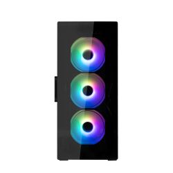  Zalman I3 Neo TG,  , 1xUSB3.0, 2xUSB2.0, 4x120mm RGB, TG Side/Front Panel, ATX,  I3NEOTGBLACK -  3