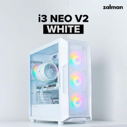 ������ Zalman I3 Neo V2 ��� �� 2xUSB3.0, 1x Type C, 4x120�� RGB, VGA 400��, LCS ready, TG Side Panel, ATX, ����� I3NEOV2WHITE - �������� 2
