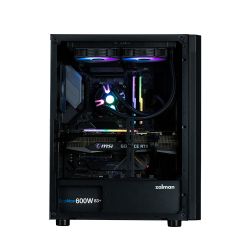Корпус Zalman I4 без БП 2xUSB3.0, 1xUSB2.0 6x120мм VGA 320мм LCS ready Mesh Side/Front Panel ATX чёрный I4BLACK - Картинка 8