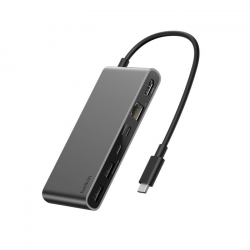 Хаб Belkin USB-C 8в1 Ethernet Multiport Dock INC024HQSGY - Картинка 3