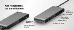 ��� Belkin USB-C 8�1 Ethernet Multiport Dock INC024HQSGY - �������� 2
