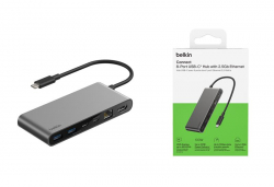 Хаб Belkin USB-C 8в1 Ethernet Multiport Dock INC024HQSGY - Картинка 7