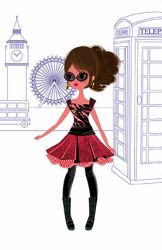 Наклейки модные наряды Janod Рок-Н-Ролл J07842 - Картинка 8