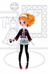 Наклейки модные наряды Janod Рок-Н-Ролл J07842 - Картинка 4