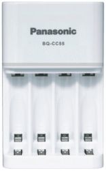 Panasonic   Smart-Quick Charger+Eneloop 4AA 2000 mAh NI-MH K-KJ55MCD40E -  2