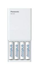   Panasonic USB in/out   Power Bank +  Eneloop NI-MH AA 2000 , 4 . K-KJ87MCD40USB -  6