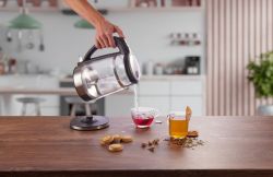 Электрочайник Gorenje 1.7л, 2,200 Вт, strix контроль, стекло, черный K17GDW - Картинка 14