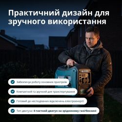 Генератор газобензиновий інверторний Konner&Sohnen KS 3000iG S, 230В, 3.0-3.3кВт, ручний стартер, 22.5кг KS3000IGS - Картинка 7