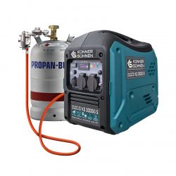 Генератор газобензиновий інверторний Konner&Sohnen KS 3000iG S, 230В, 3.0-3.3кВт, ручний стартер, 22.5кг KS3000IGS - Картинка 1