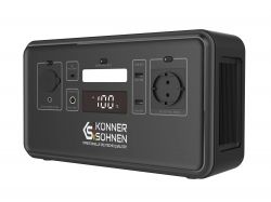 Портативна електростанція Konner&Sohnen KS 300PS, 300Вт/500Вт, 294Вт/год, LifePo4, світлодіодна лампа, 4.3кг KS300PS - Картинка 3