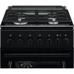 Плита Electrolux комбинированная, 57л, 50x60см, конвекция, черный LKK520022K - Картинка 2