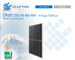 Фотоэлектрическая панель Leapton Solar LP182x210-M-66-NH-620W, Mono, TopCon, MBB, Halfcell, Silver frame LP210M66-NH-620W/SF - Картинка 2