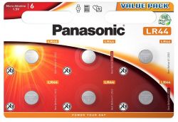 Panasonic   LR44(A76, AG13, G13A, PX76, GP76A, RW82) , 6 . LR-44EL/6B -  1