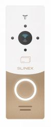 Вызывная панель Slinex ML-20CRHD, персональная, 2MP, 115 градусов, бесконтактная карта, золотой белый ML-20CR_G/W