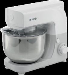 Кухонная машина Gorenje, 800Вт, чаша-металл, корпус-металл, насадок-3, белый MMC805W