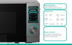 Микроволновая печь Gorenje, 20л, электр. управл., 700Вт, дисплей, нерж MO20A3T4 - Картинка 4
