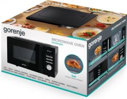 Микроволновая печь Gorenje, 20л, электр. управл., 800Вт, гриль, дисплей, 11 программ, черный MO20A4BH - Картинка 12