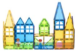 Конструктор Magplayer магнитные плитки 112 эл. MPL-112 - Картинка 8