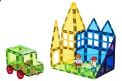 Конструктор Magplayer магнитные плитки 112 эл. MPL-112 - Картинка 7