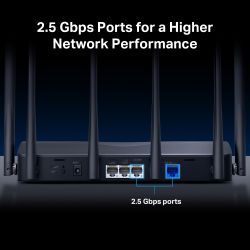 ������������� MERCUSYS MR37BE BE6500, 2xGE LAN, 1x2.5GE LAN, 1x2.5GE WAN, MESH MR37BE - �������� 6