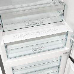 Gorenje Холодильник з нижн. мороз. камерою 185х60х60см, 2 двері,203(99)л, А++, Total NF, зона св-ті, зовн. диспл, нерж NRK6192AXL4 - Картинка 11