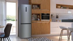 Gorenje Холодильник з нижн. мороз. камерою 185х60х60см, 2 двері,203(99)л, А++, Total NF, зона св-ті, зовн. диспл, нерж NRK6192AXL4 - Картинка 2