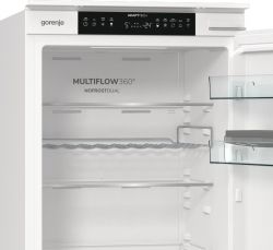 Встраиваемый холодильник Холодильник Gorenje встраиваемый с нижн. мороз., 177x69x55см, 2 дв.,252(76)л, А+, NF+, Зона св-ти, Дисплей,Wi-Fi, белый NRKI517E61WF - Картинка 8