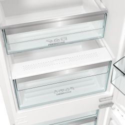 Встраиваемый холодильник Холодильник Gorenje встраиваемый с нижн. мороз., 177x69x55см, 2 дв.,252(76)л, А+, NF+, Зона св-ти, Дисплей,Wi-Fi, белый NRKI517E61WF - Картинка 6