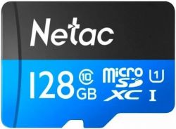Netac  ' microSD 128GB C10 UHS-I R80MB/s + SD NT02P500STN-128G-R