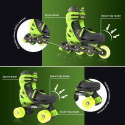 ��������� ������ Neon Combo Skates ��������� (������ 30-33) NT09G4 - �������� 15