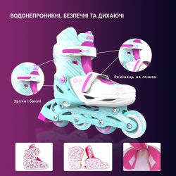 NEON Ролики COMBO SKATES Бірюзовий (Размер 30-33) NT09T4 - Картинка 6