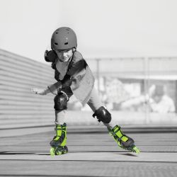   Neon Combo Skates  ( 34-37) NT10G4 -  11