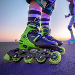   Neon Combo Skates  ( 34-37) NT10G4 -  8