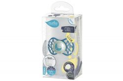 Пустышка Nuvita 7064 Air55 Cool ортодонтическая 0m+"месяц" светящаяся в темноте бирюзовая NV7064GE - Картинка 5