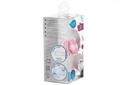 Пустышка Nuvita 7065 Air55 Cool симметрическая 0m+ "BE HAPPY" цвет "розовый кварц" NV7065RQ - Картинка 9